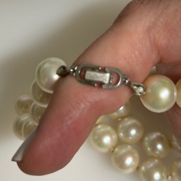 Vintage Dior Faux Pearl Choker (14") - Picture 2 of 2